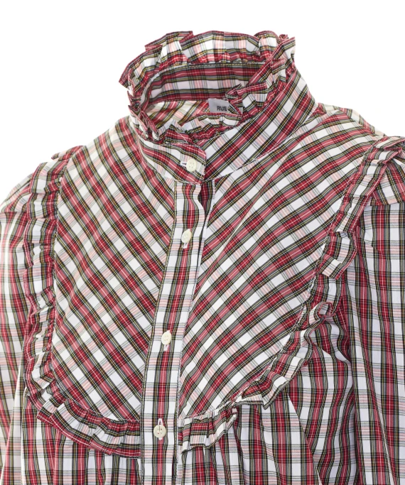 Camicia rossa a quadri RUE DU BAC