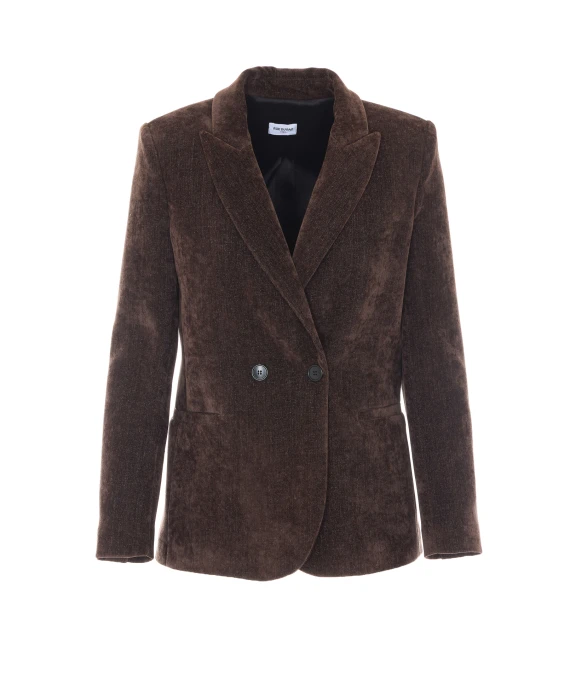 Brown Double Breasted Jacket RUE DU BAC