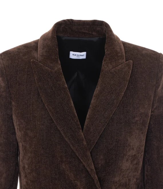 Brown Double Breasted Jacket RUE DU BAC