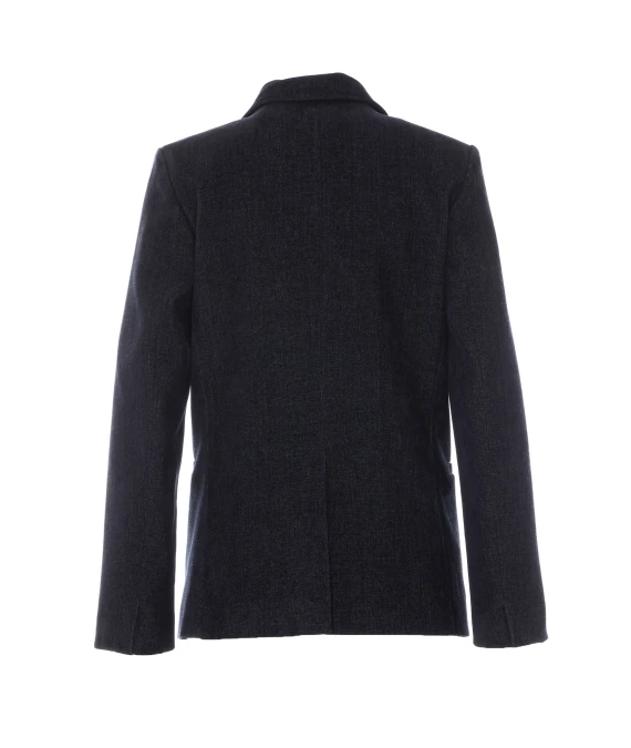 Blue Denim Double Breasted Closure RUE DU BAC