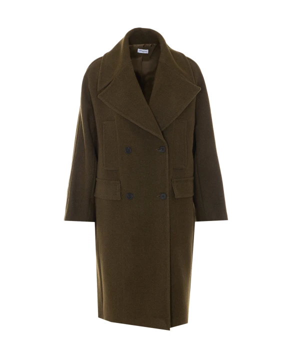 Green Double Breasted Coat RUE DU BAC