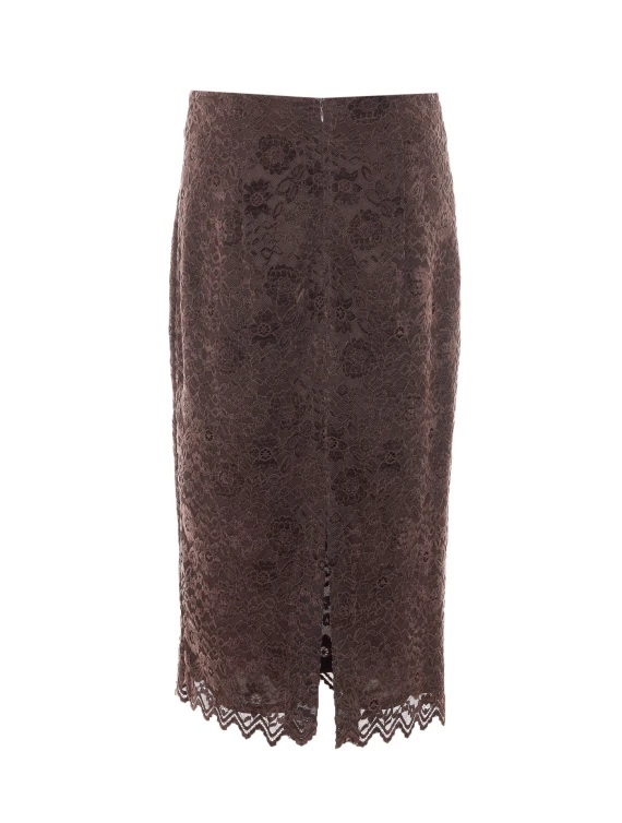 Brown Lace Skirt RUE DU BAC