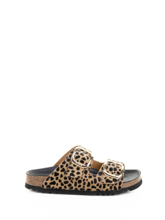 Noelle Leopard Slipper