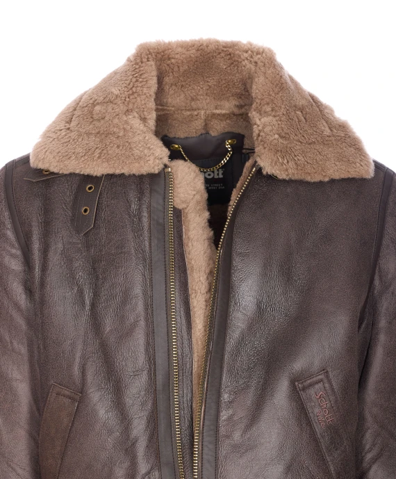 Schott NYC Coats Brown