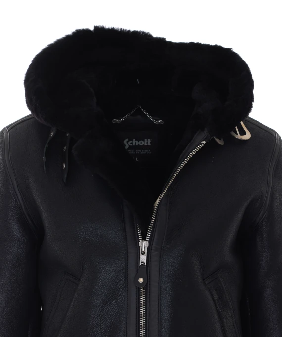 Giacca nera Schott NYC