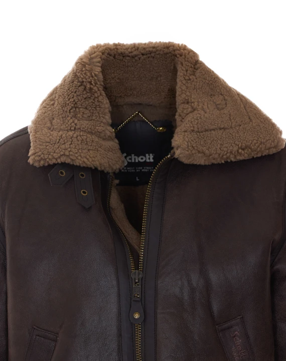 Giacca marrone Schott NYC