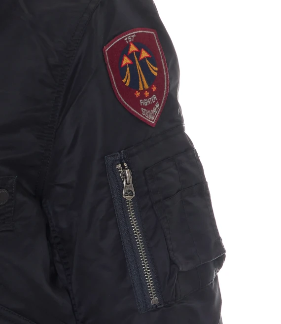 Giacca bomber nera Schott NYC