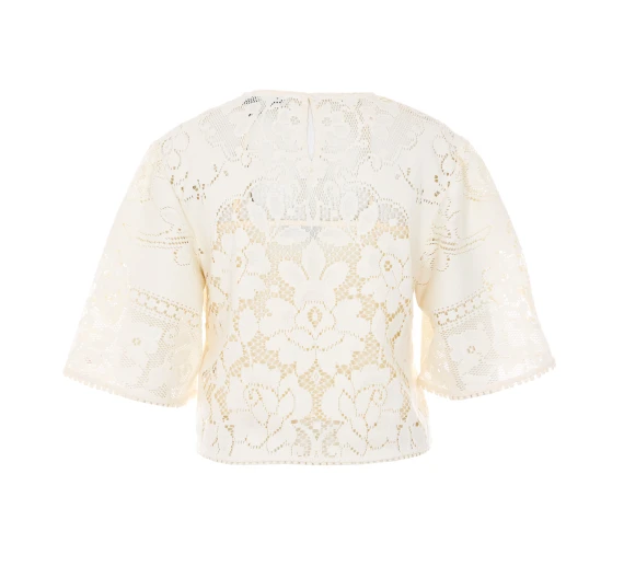 arianna lace s/slv top (d2)