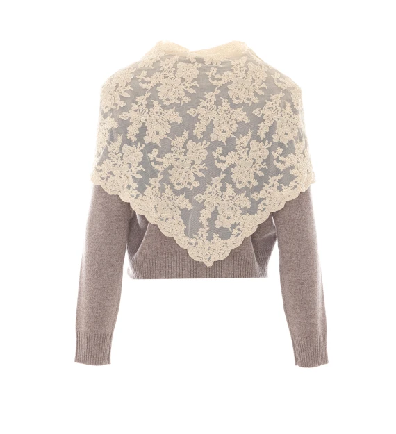 Kirra beige and taupe cardigan SEA NY