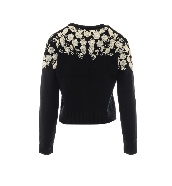 Black embroidered cardigan SEA NY