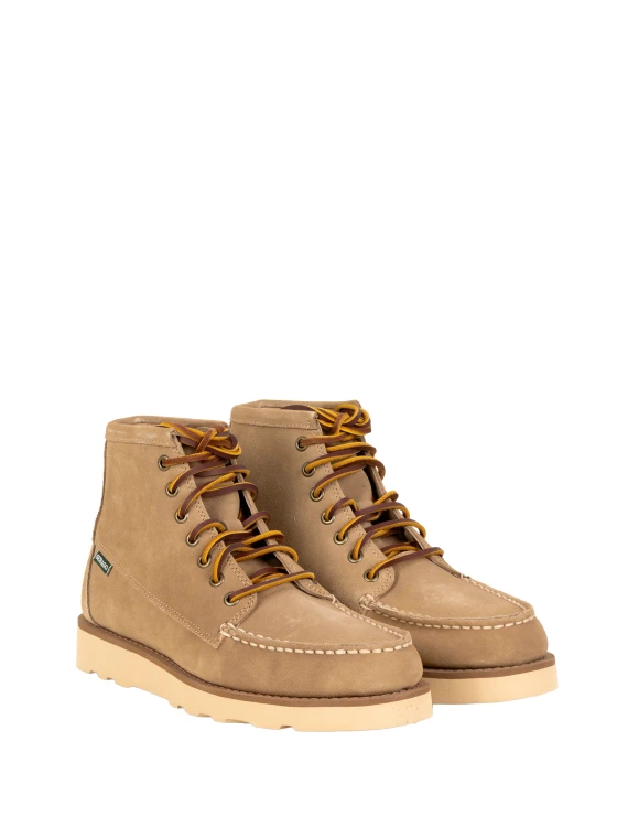 Stivali al polpaccio beige/cammello con allacciatura sebago