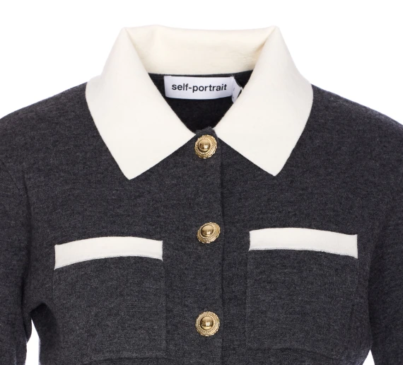 SELF PORTRAIT Maglie Grigio