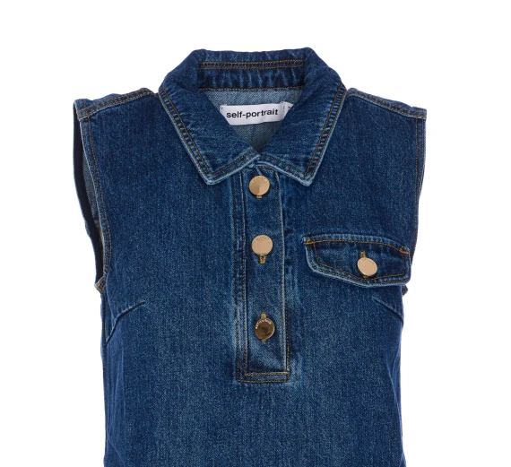 SELF PORTRAIT Abiti Blue