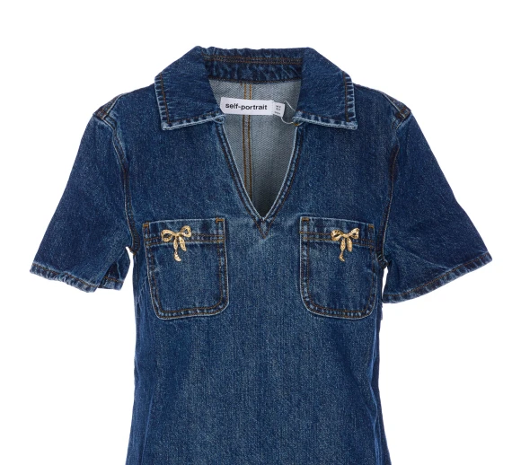 SELF PORTRAIT Abiti Blue