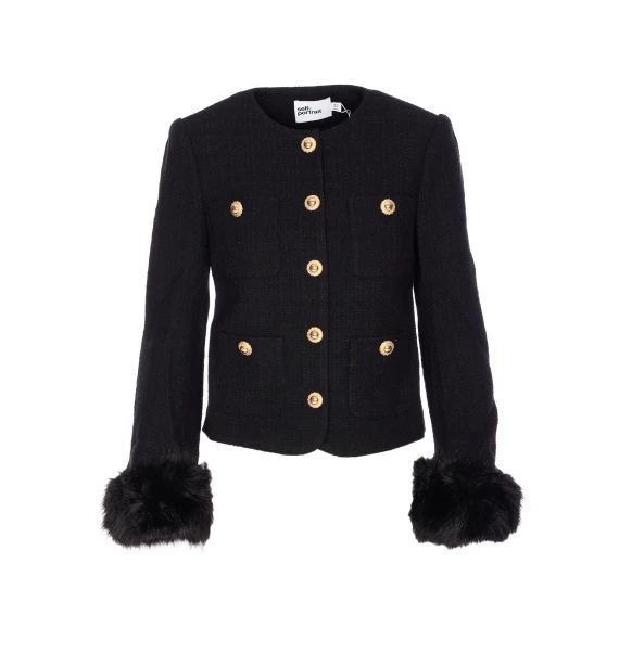 SELF PORTRAIT Jackets Black