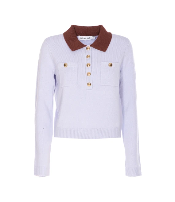 SELF PORTRAIT Maglie Viola