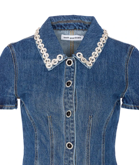 SELF PORTRAIT Dresses Blue