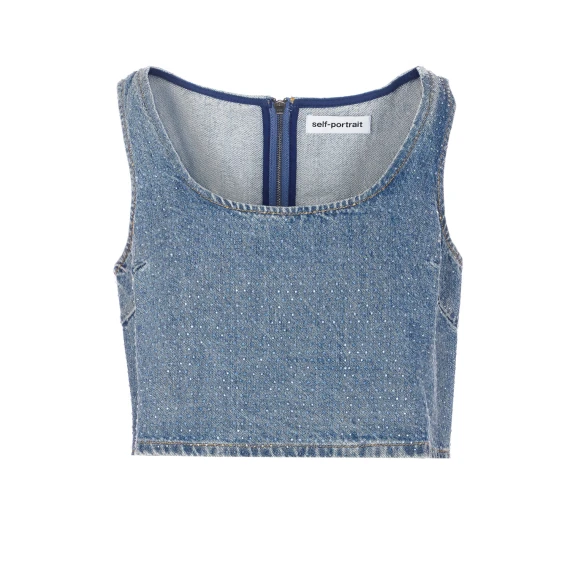 SELF PORTRAIT Top Blue