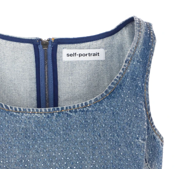 SELF PORTRAIT Top Blue