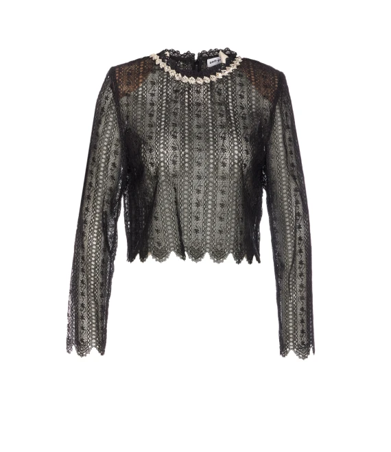 SELF PORTRAIT Top Nero