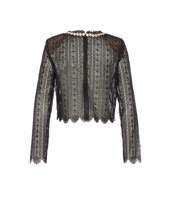 SELF PORTRAIT Top Nero