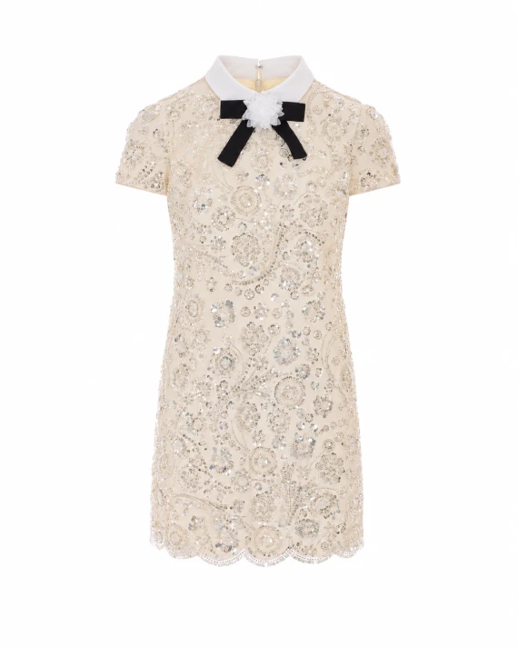 Sequin Embellished Mini Dress SELF PORTRAIT