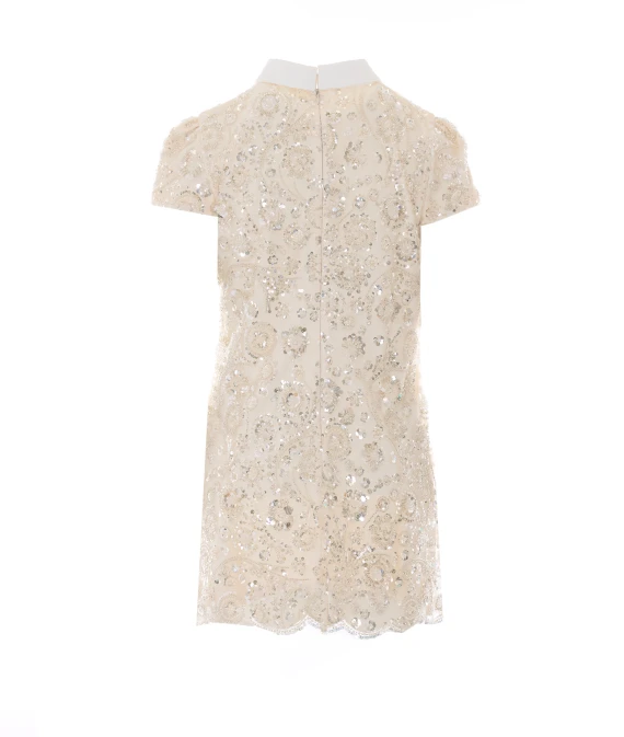Sequin Embellished Mini Dress SELF PORTRAIT