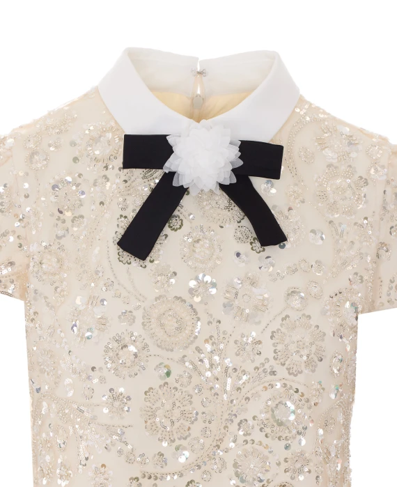 Sequin Embellished Mini Dress SELF PORTRAIT
