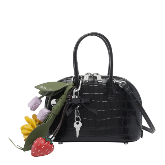 Black Toast Handbag Bag SELF PORTRAIT