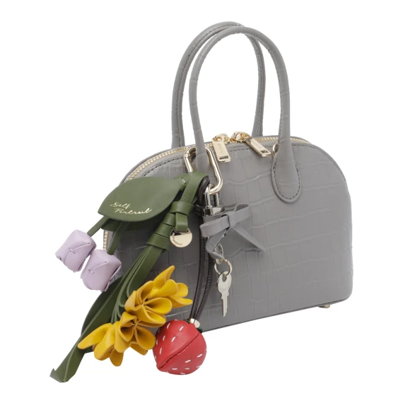 Grey Toast Handbag