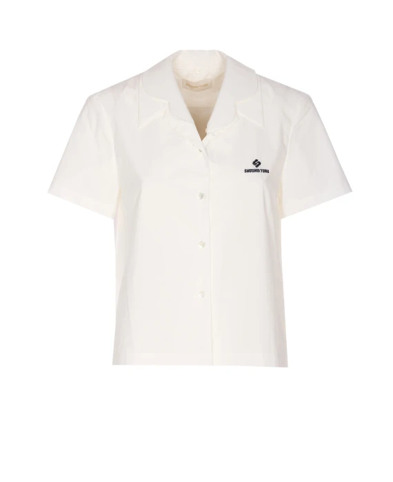 DOUBLE LAYERED COLLAR SHIRT