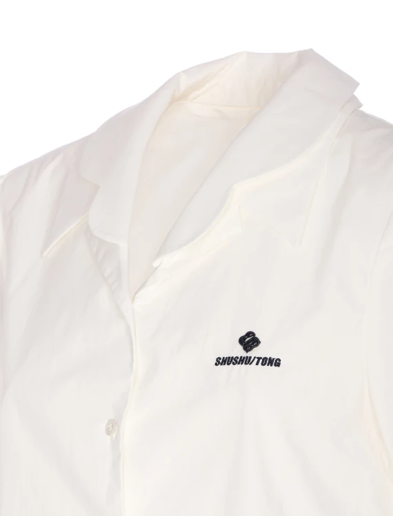 DOUBLE LAYERED COLLAR SHIRT