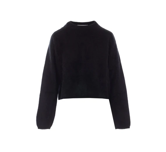 Maglione in cashmere nero
