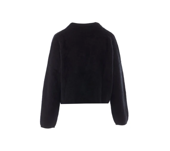 Maglione in cashmere nero SOFT GOAT