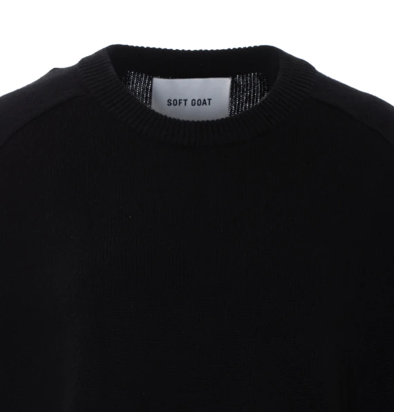 Black cashmere sweater SOFT GOAT