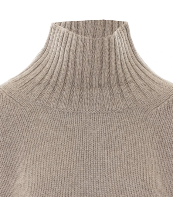 Girlfriend cashmere turtleneck sweater SOFT GOAT