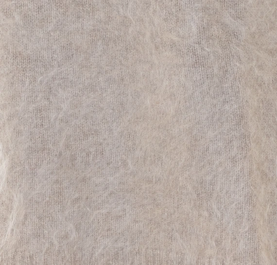 Top in cashmere grigio chiaro con collo a imbuto SOFT GOAT