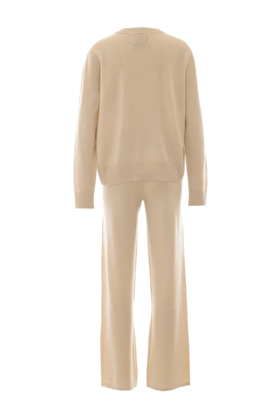 Completo in cashmere beige SOFT GOAT