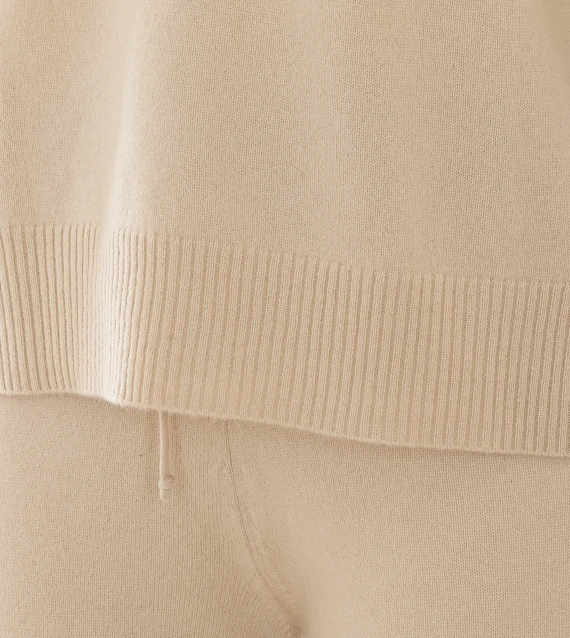 Completo in cashmere beige SOFT GOAT