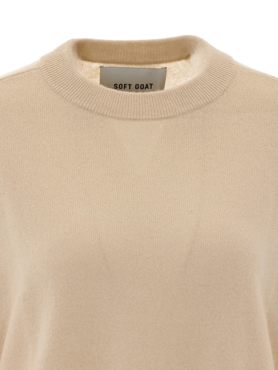 Completo in cashmere beige SOFT GOAT