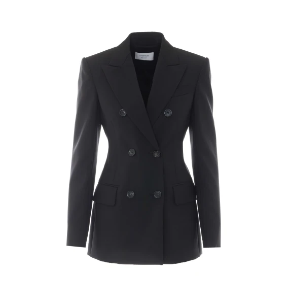 Blazer doppiopetto nero Spxadamo