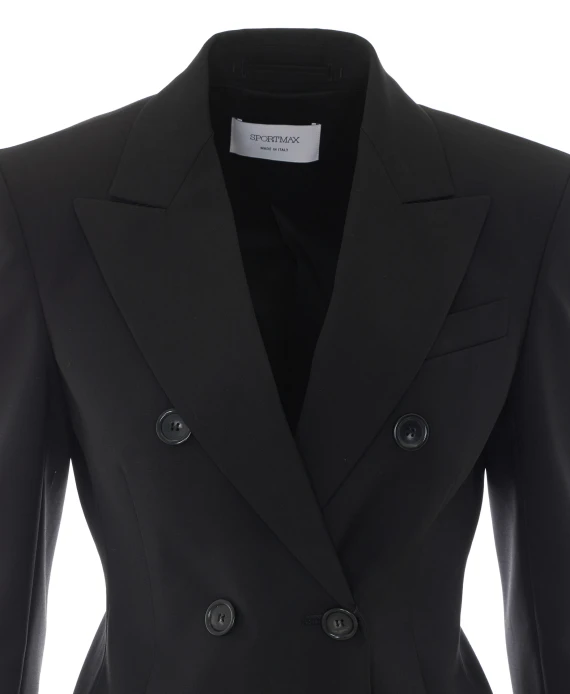Blazer doppiopetto nero Spxadamo SPORTMAX