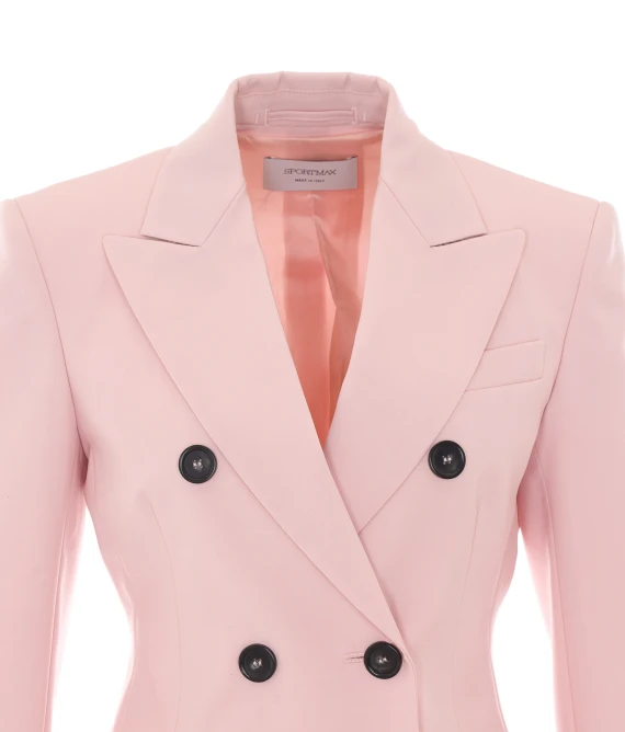 Blazer doppiopetto rosa chiaro SPORTMAX