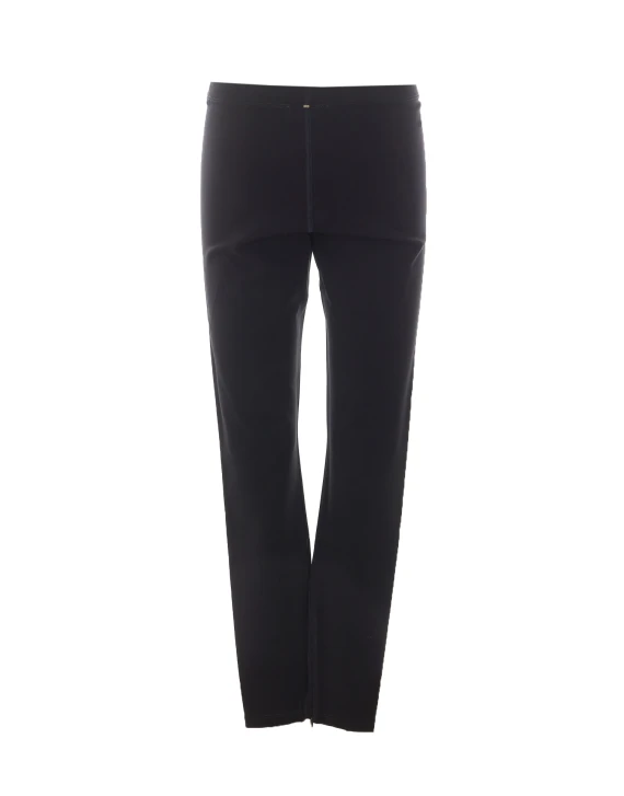 Pantaloni neri con cuciture centrali SPORTMAX