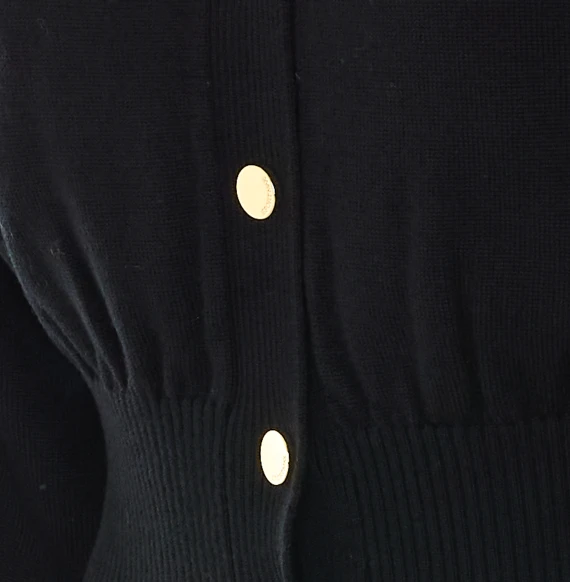 Cardigan corto nero SPORTMAX