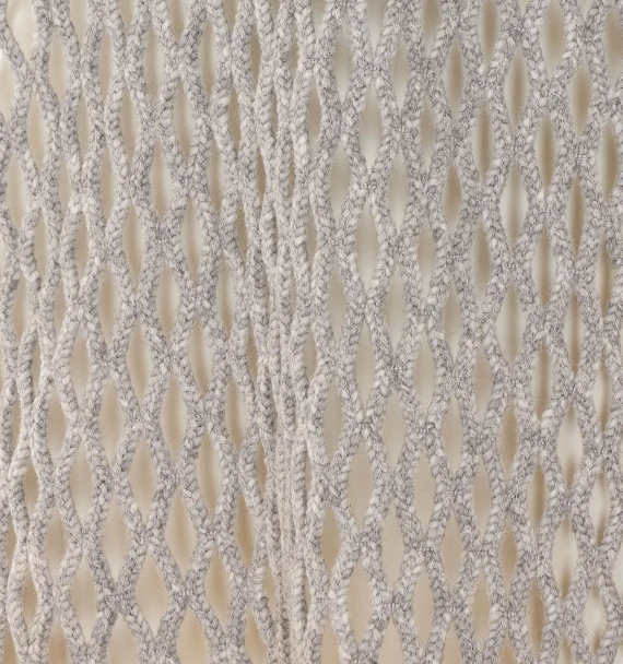 Light beige mesh high-neck top SPORTMAX