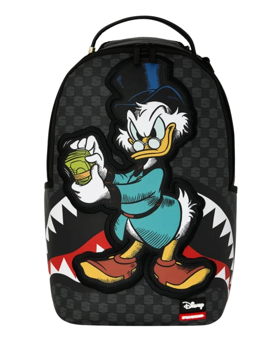 Disney Scrooge Counting Money Bag