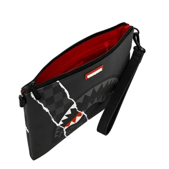 Black Scribble Shark Backpack