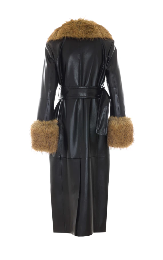 Black long coat Stand Studio