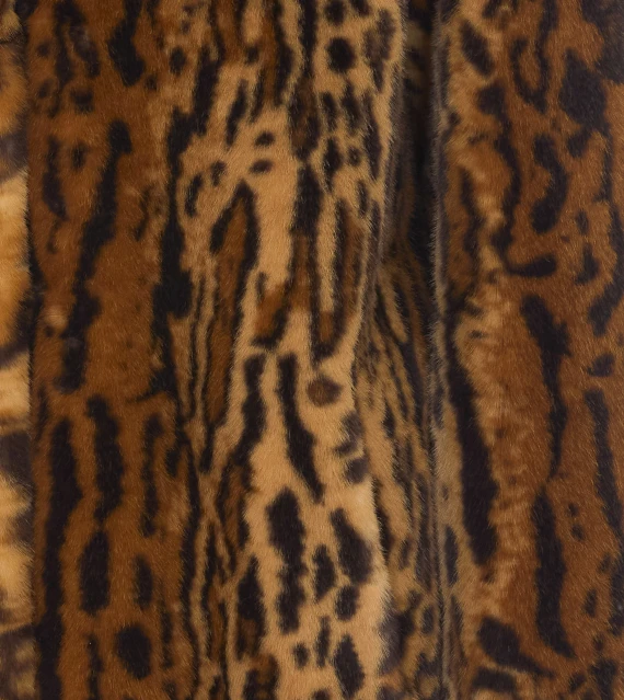 Camille Cocoon leopard-print faux fur coat Stand Studio